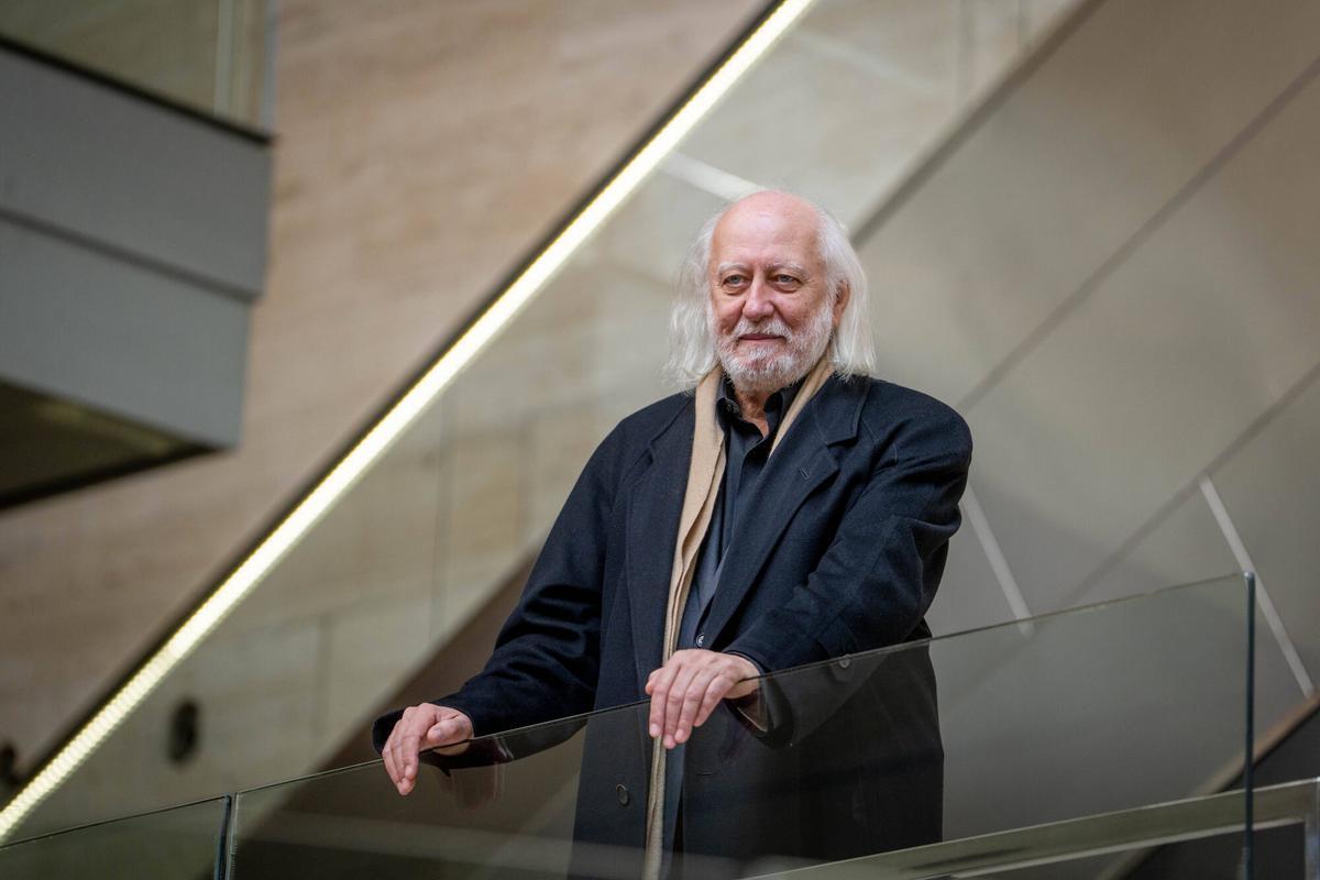 Barcelona 25/02/2026 Cutura László Krasznahorkai,premio Nobel de Literatura,en el CCCB. AUTOR: JORDI OTIX