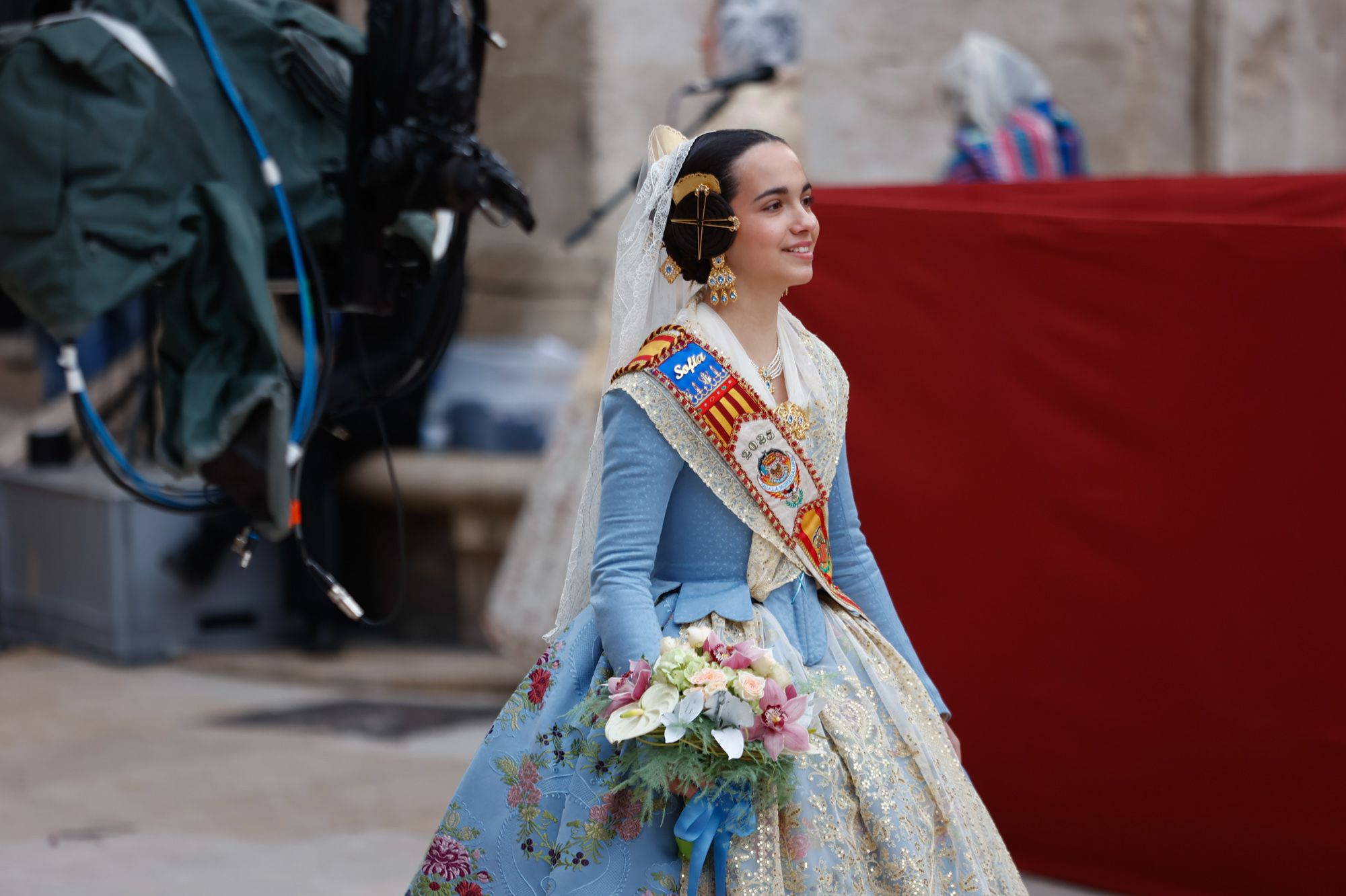 Falleras Mayores en la Ofrenda 2025. Día 17 (1/4)