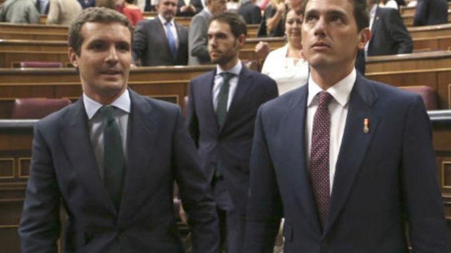 Sondeo: Los españoles creen que PP y Cs deberían haberse abstenido