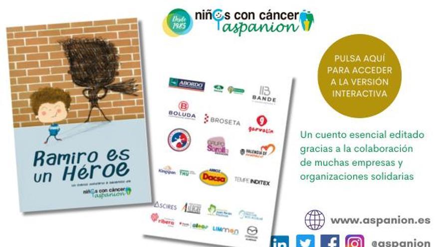 Aspanion reedita un cuento solidario para sensibilizar sobre el cáncer infantil