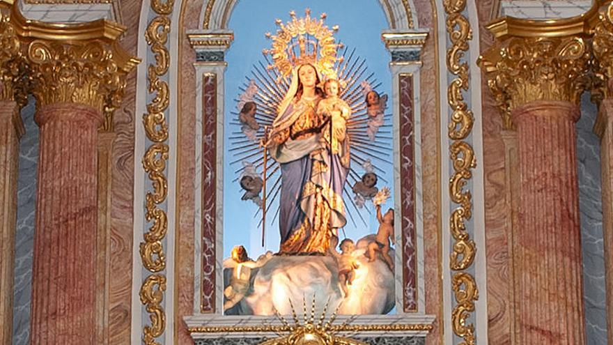 Imagen de la Virgen del Consuelo.