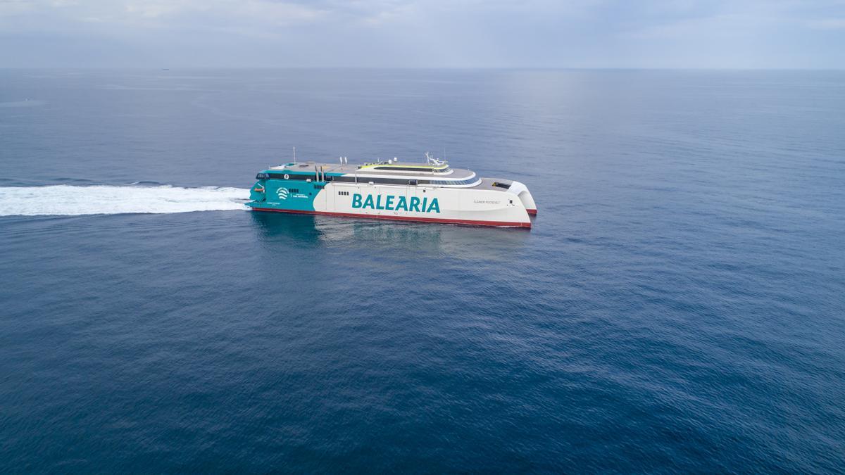 El nuevo &#039;fast ferry&#039; de Baleària ofrece a los pasajeros un servicio cómodo, rápido y claramente marcado por la innovación