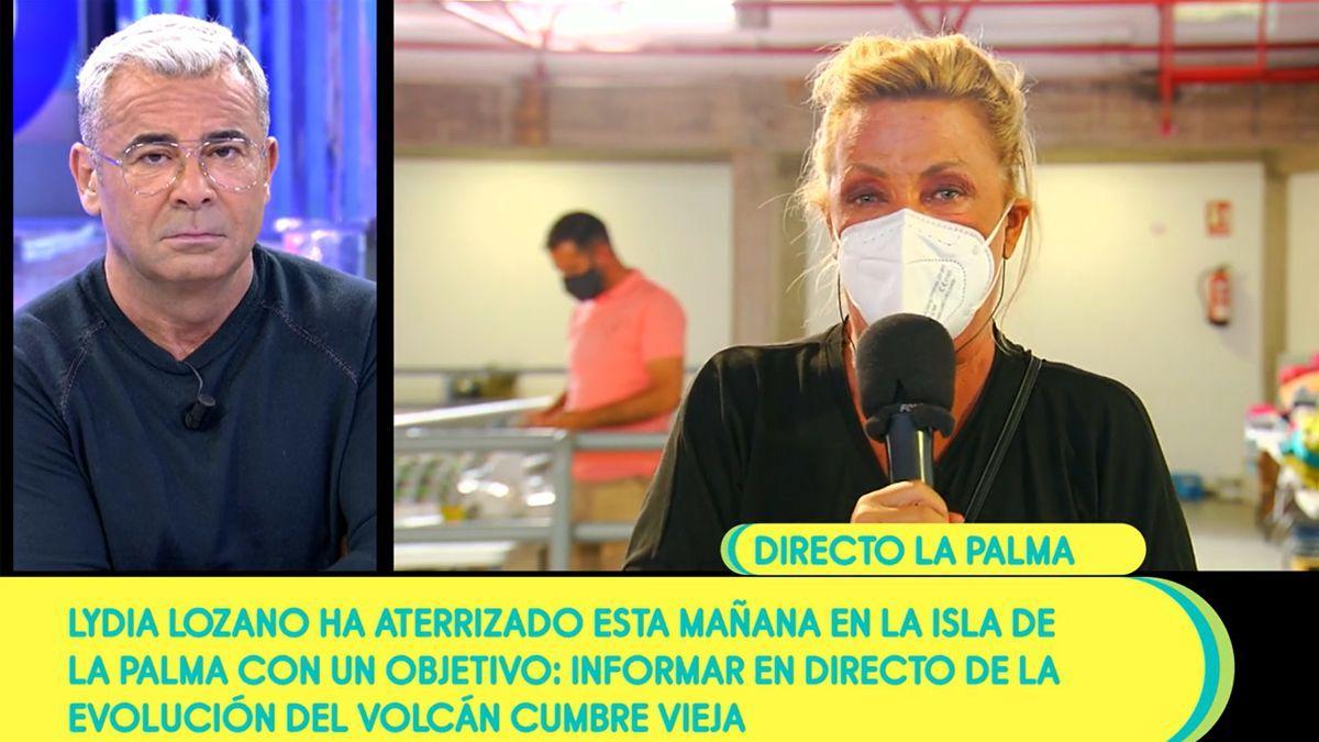 Lydia Lozano rompe a llorar en ‘Sálvame’ desde La Palma: “No tengo palabras”.