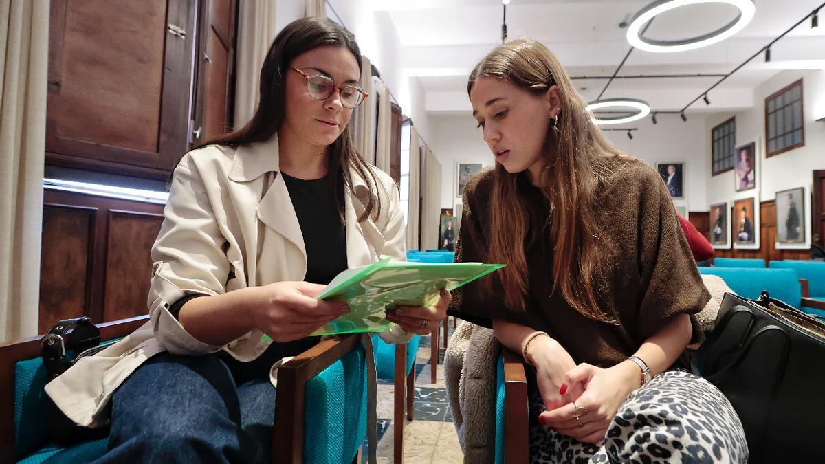 Marta Pérez y Nerea Sánchez.