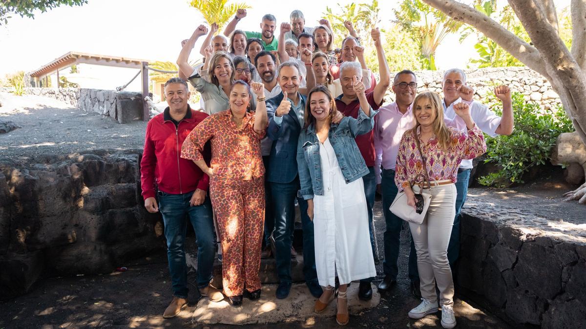 Acto del PSOE de Lanzarote con José Luis Rodríguez Zapatero en La Florida