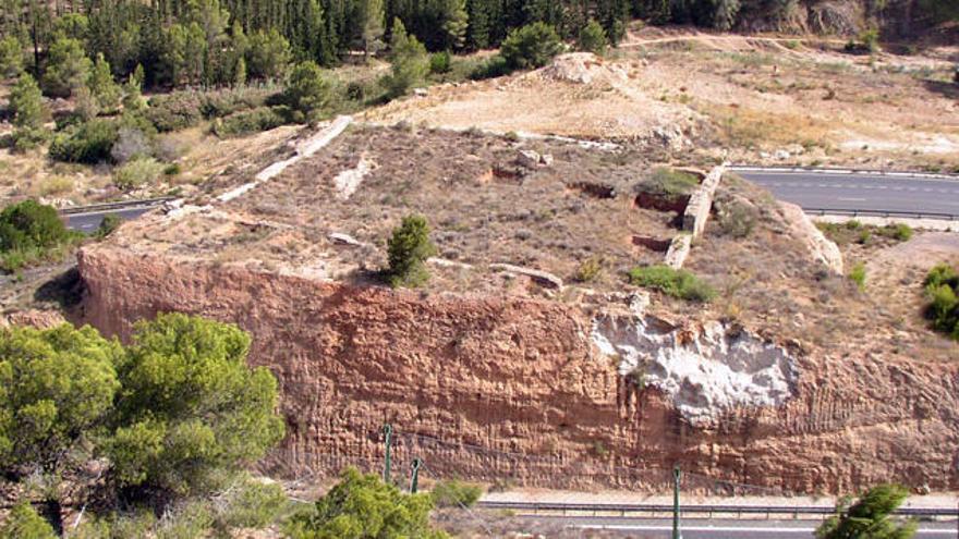 Restos arqueológicos en el paraje.