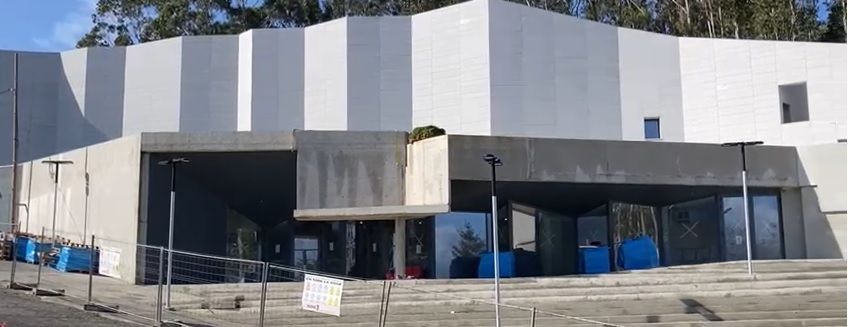 La fachada del Auditorio Escuela de Música, hoy.