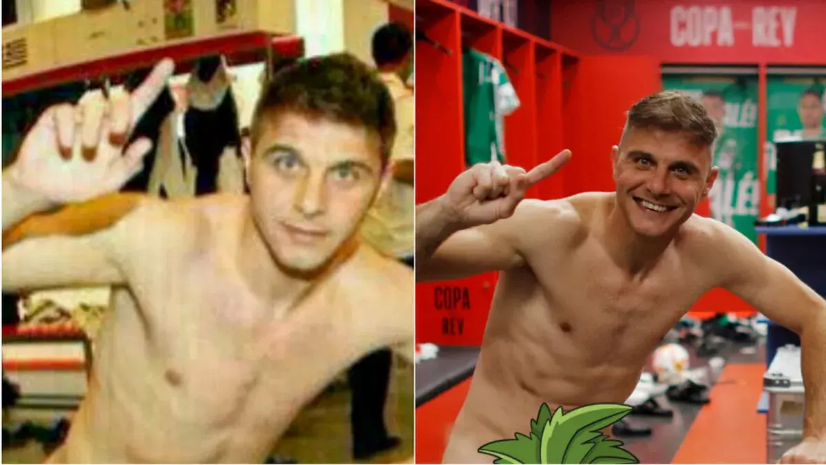 Joaquín rememora su foto desnudo con la Copa del Rey 14 años después
