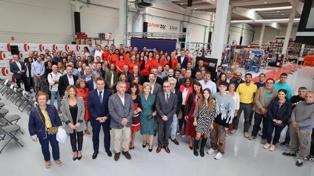 Jornada de inauguración de la nueva planta de Converzar en Alfajarín. | CONVERZAR