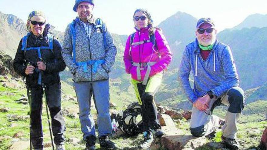 La Colla dels Tres Mill intenta ascendir al cim del pic de Sotllo, al parc natural de l’Alt Pirineu  | ARXIU PARTICULAR