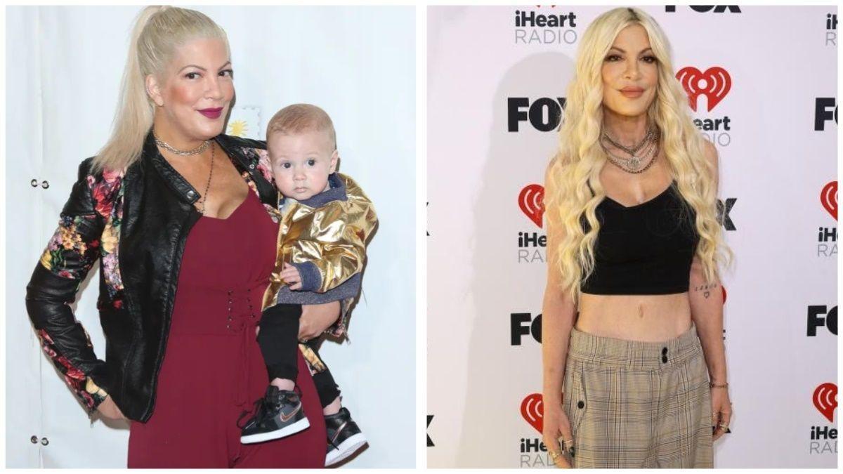 Fármacos para la obesidad Tori Spelling.