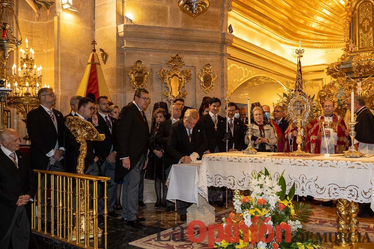 Procesión de subida a la Basílica en las Fiestas de Caravaca