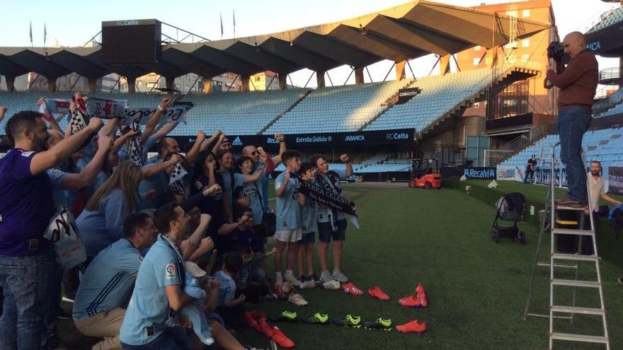 Celta - Villarreal | Así se hizo la foto de la afición del Celta