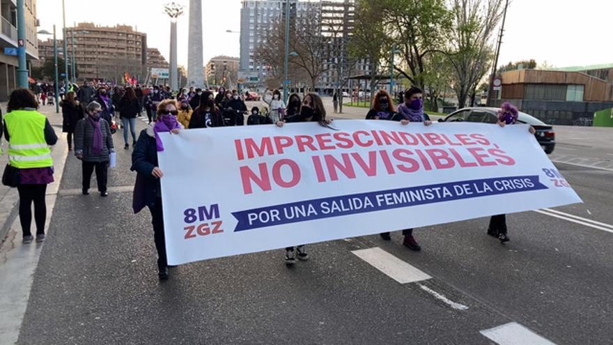 Concentraciones por el 8M en Zaragoza