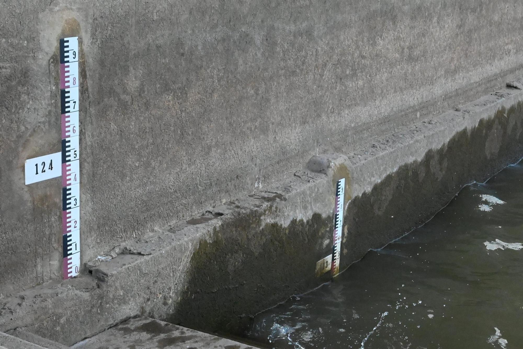 Preocupante estado del embalse de María Cristina