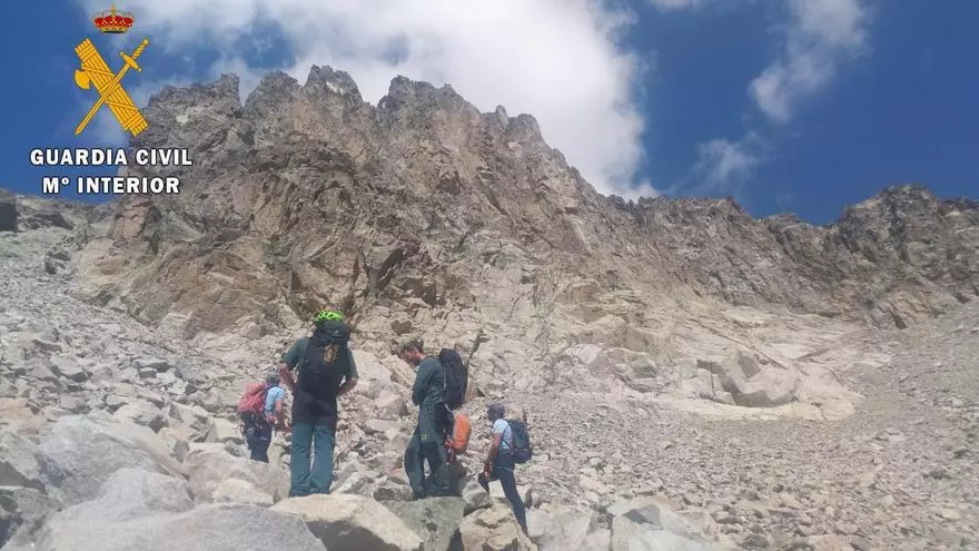 Hallado en el Macizo Balaitús (Sallent de Gállego) el cadáver de una montañera francesa desaparecida desde hace casi un año
