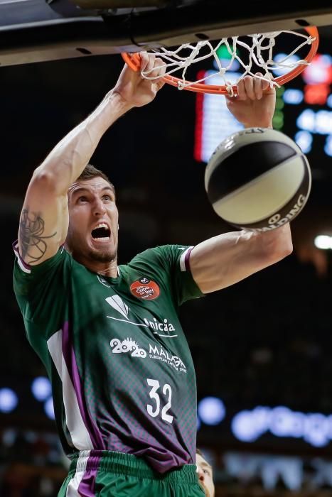 Victoria del Unicaja ante el Zaragoza en la Copa del Rey 2020.