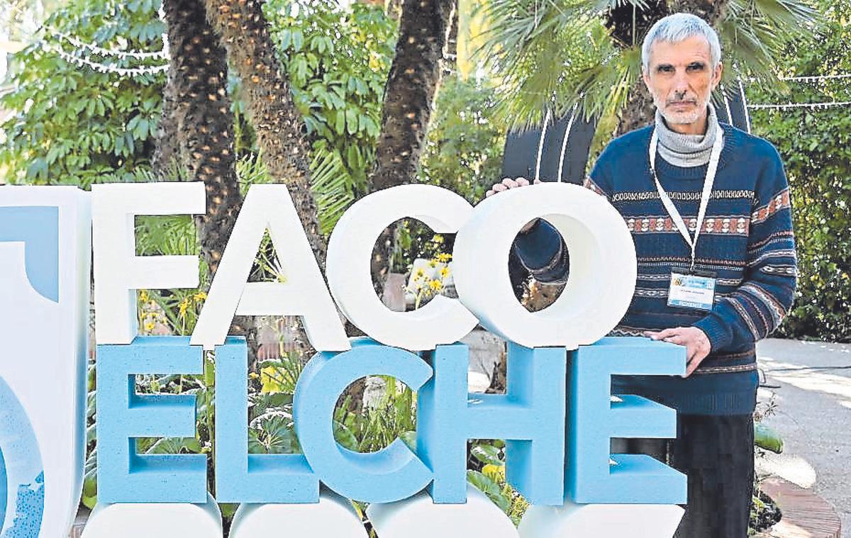 El oftalmólogo Rafael Iribarren en FacoElche este fin de semana.