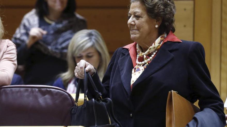 Rita Barberá, en el Senado.