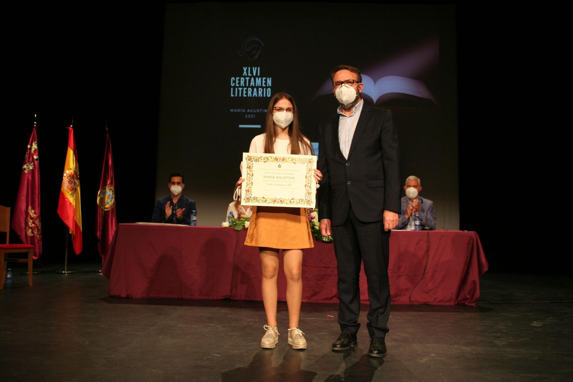 XLVI Certamen Literario María Agustina en Lorca