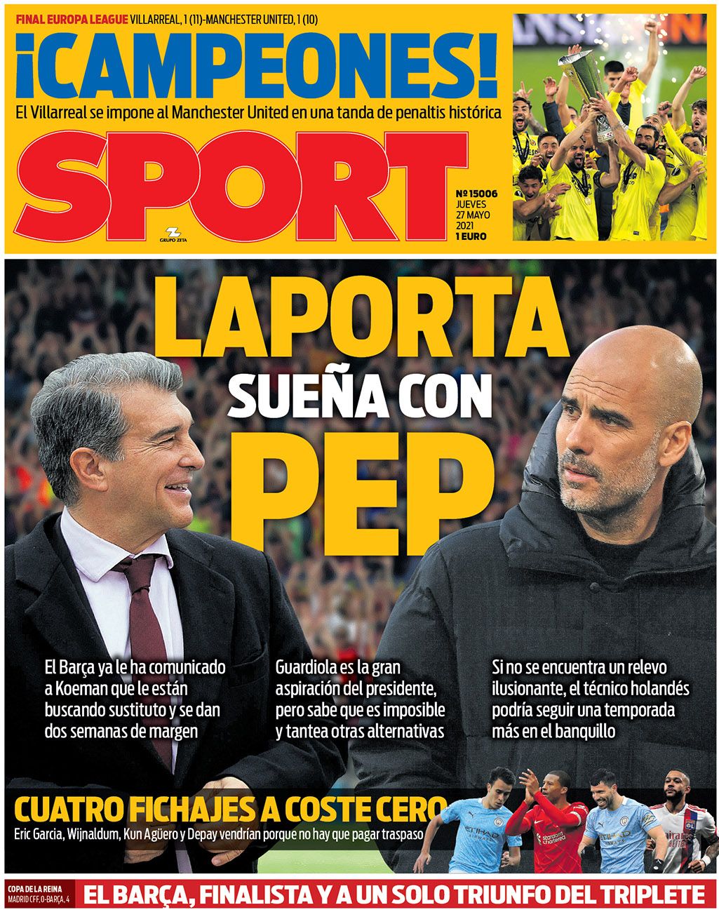 LAPORTA SUEÑA CON PEP