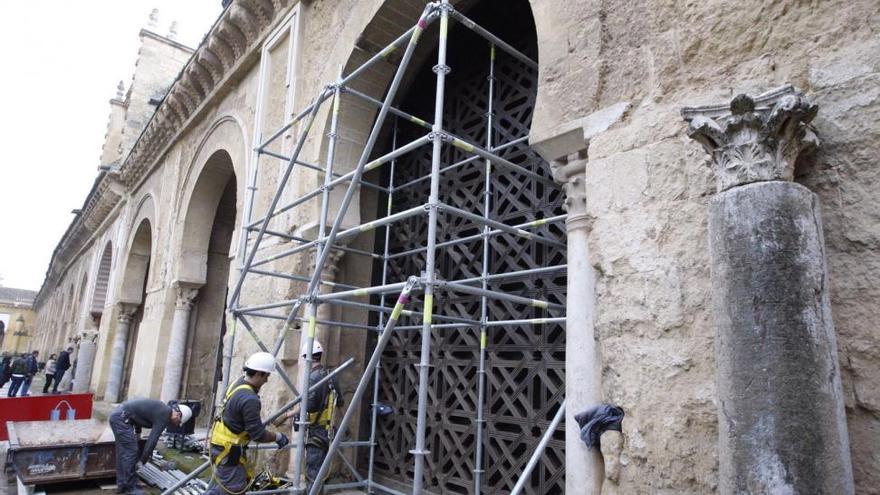Comienzan los trabajos de la segunda puerta en la Mezquita-Catedral