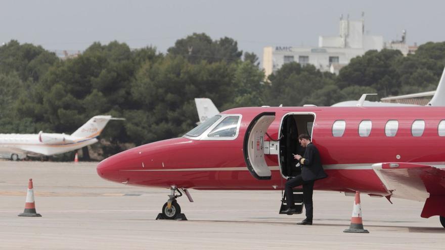 Mallorca se desborda también por el cielo, se dispara el tráfico de ‘jets’ privados