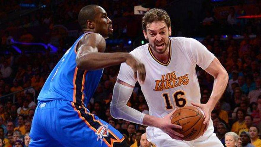 Los Lakers sorprenden a los Thunder