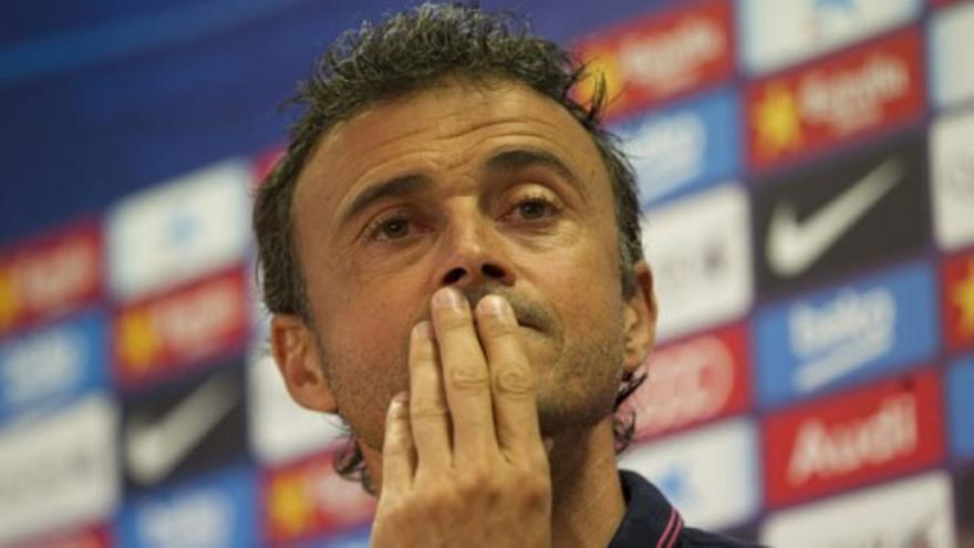 Luis Enrique: “Sólo puedo poner a once"