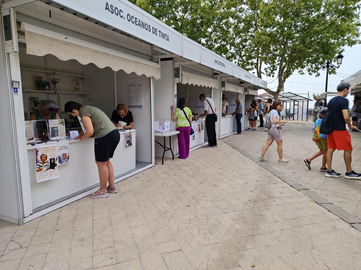 Última jornada de la Feria del Libro en Benavente.