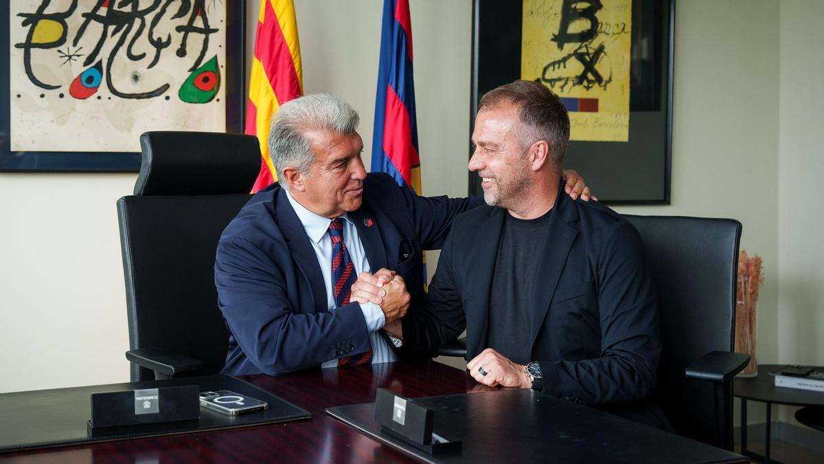Joan Laporta y Hansi Flick han formado un tándem triunfal