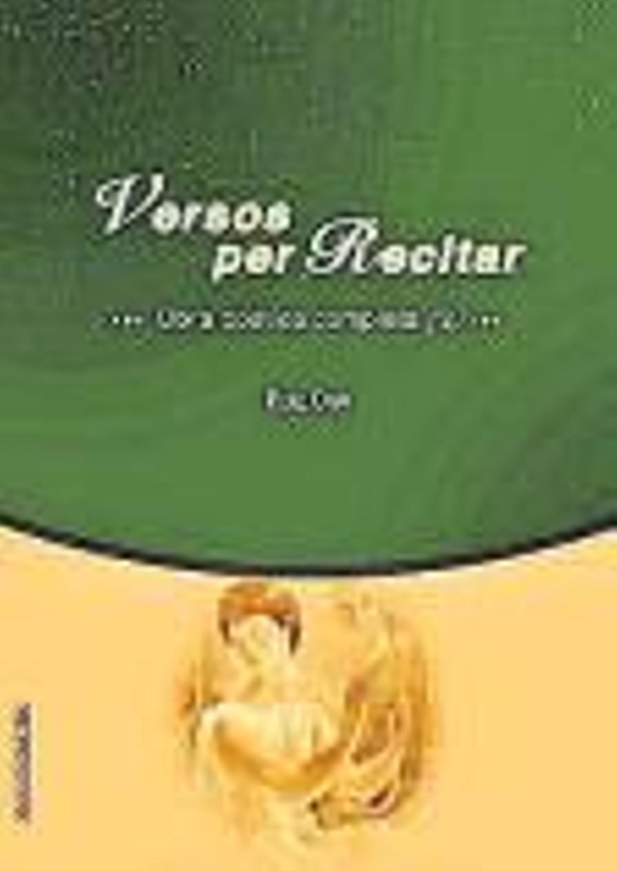 Pere Orpí. Versos per recitarObra pòetica completa (2). Pròleg de Damià Pons Pons. Estudi preliminar: Pere Rosselló Bover. Documenta, 734 Pàgines, 32 €.