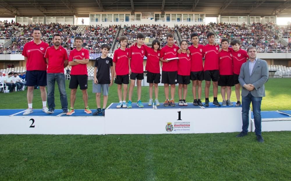 Clausura de la liga local de fútbol base de Cartag