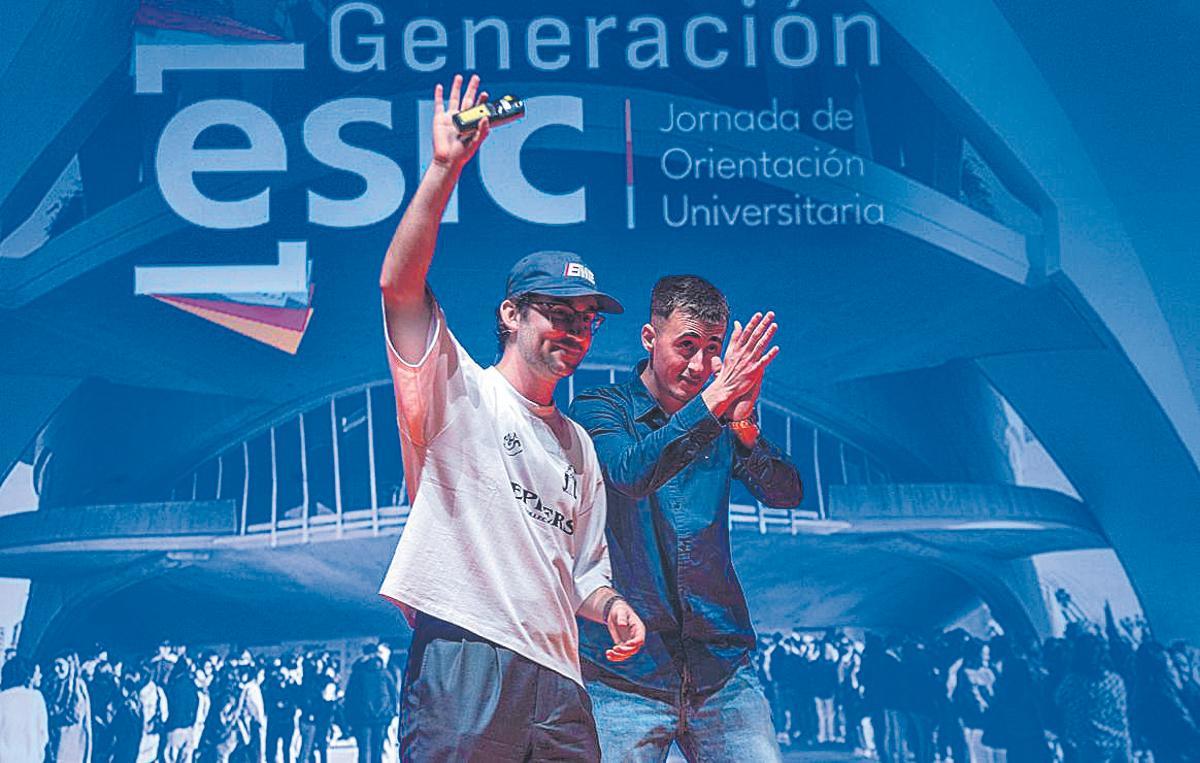 Álvaro Palomo y Diego Nister durante su ponencia.