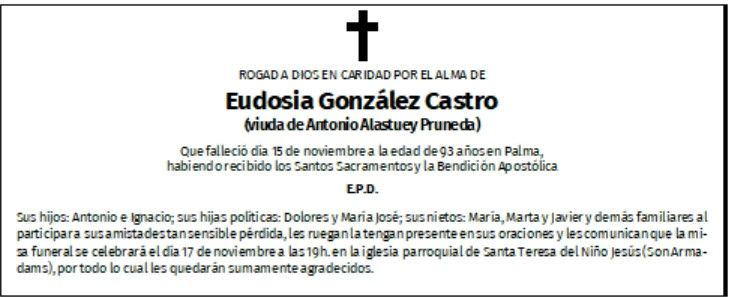 Eudosia González Castro