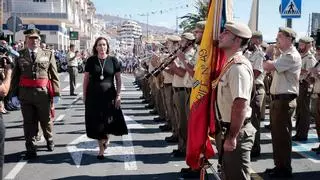 Desfile militar en Candelaria por el día de la patrona de Canarias 2026