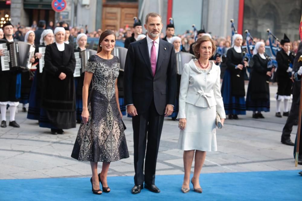 Premios Princesa de Asturias 2018:La alfombra azul en el teatro Campoamor