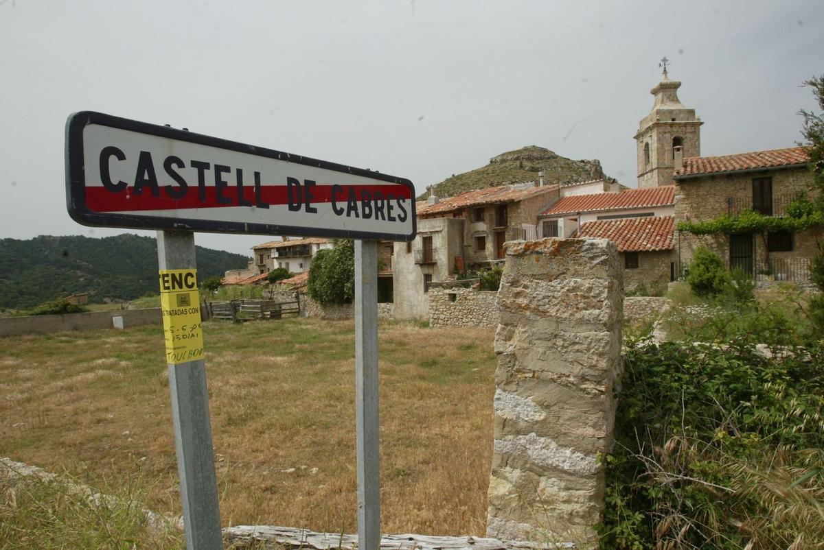 El municipio castellonense de Castell de Cabres es el menos poblado de la Comunitat Valenciana