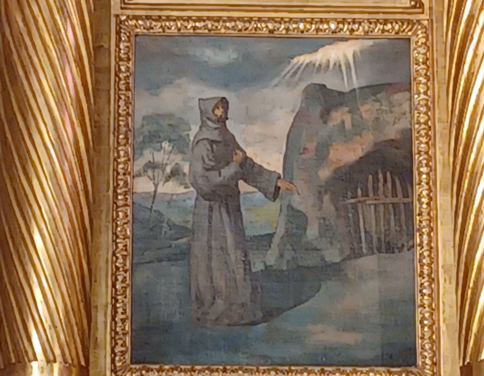 Así es, en detalle, el retablo que los Franco donaron a la iglesia de San Cucao