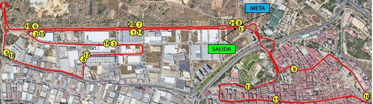 Recorrido del Campeonato de España de Medio Maratón