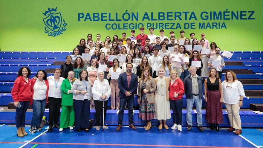 Sesenta alumnos del colegio La Pureza se ‘gradúan’ en valores para la vida