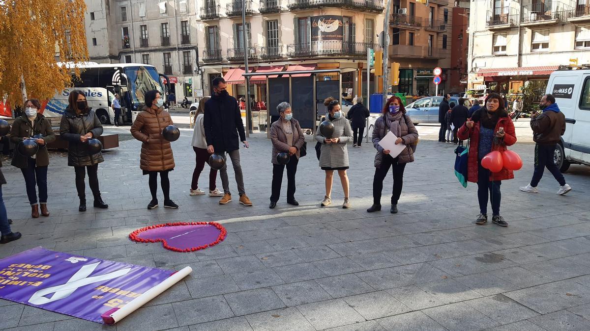 Actes reivindicatiu del Consell Comarcal en el marc de la jornada del 25 de novembre de l'any passat