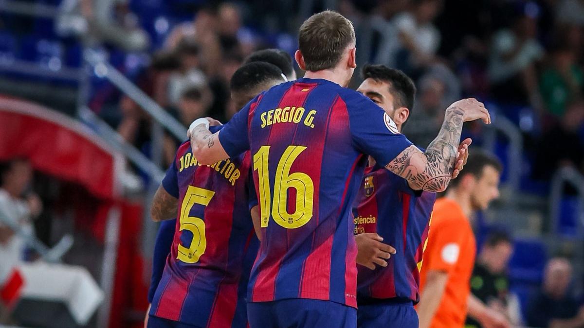 El Barça marcó seis goles en la segunda parte
