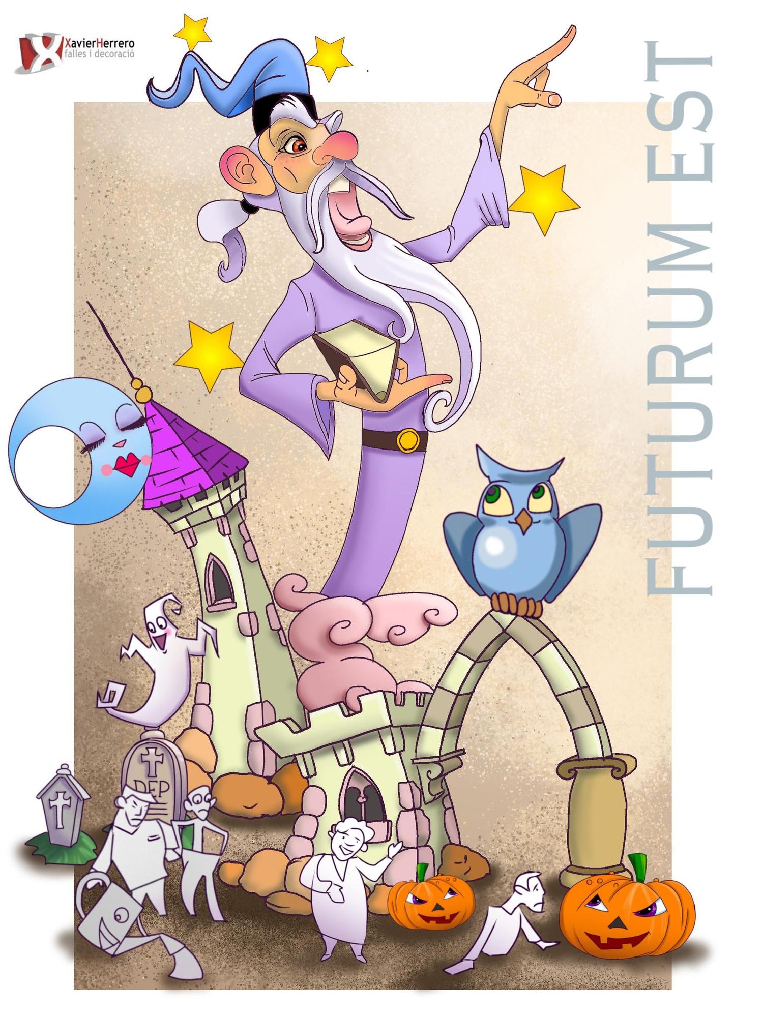 Fallas 2021. Bocetos de la Sección Quinta C