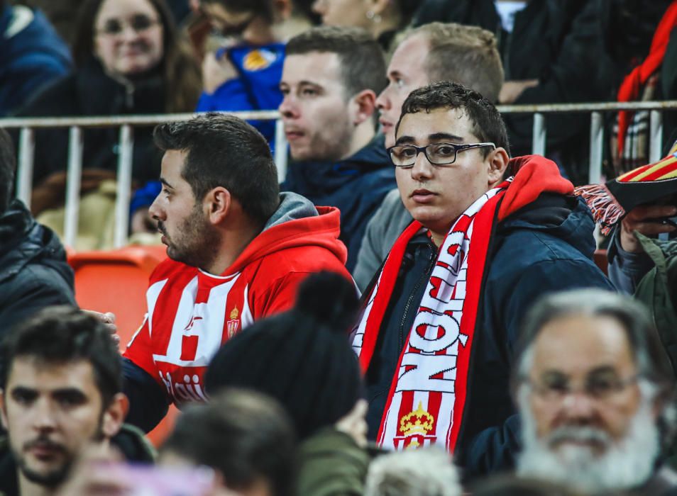 El Valencia - Sporting en imágenes