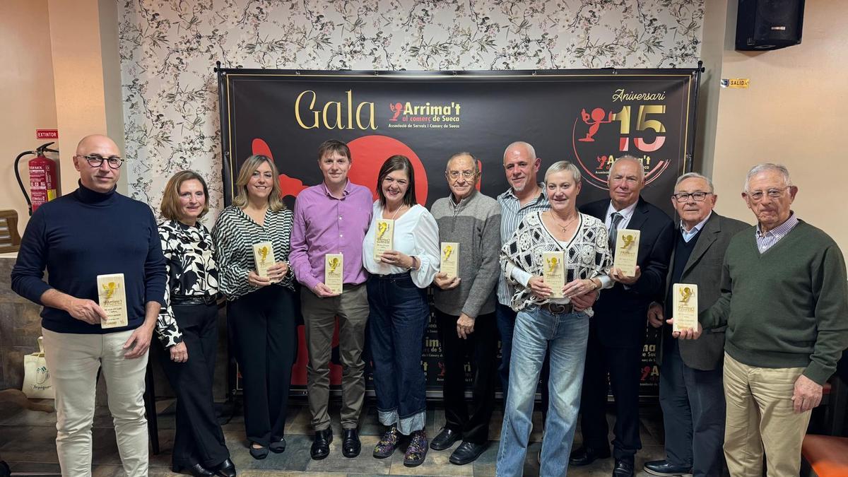 Gala de la asociación comercial de Sueca.