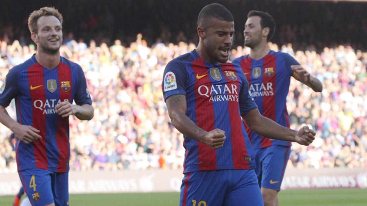 Rafinha y Rakitic han marcado goles decisivos esta temporada