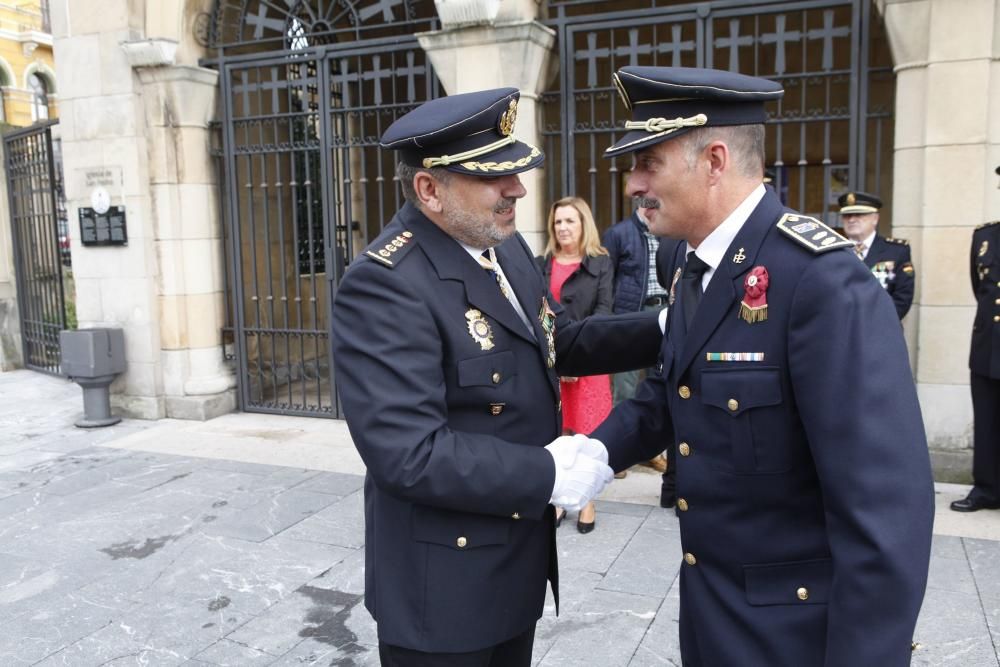 Celebración de la fiesta Policía Nacional en Gijón