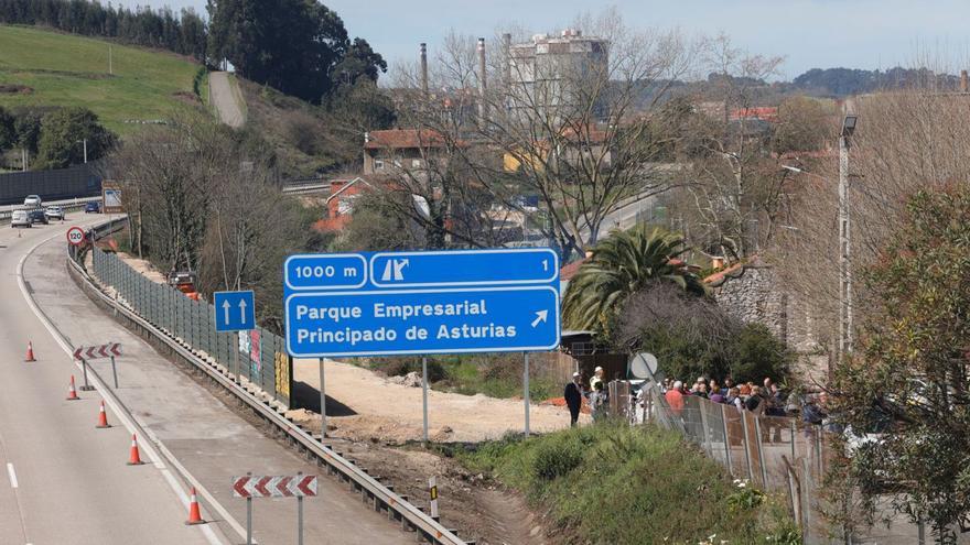 El ramal de acceso a la &quot;Y&quot; desde Parque Astur, cortado 5 semanas para colocar pantallas antirruido