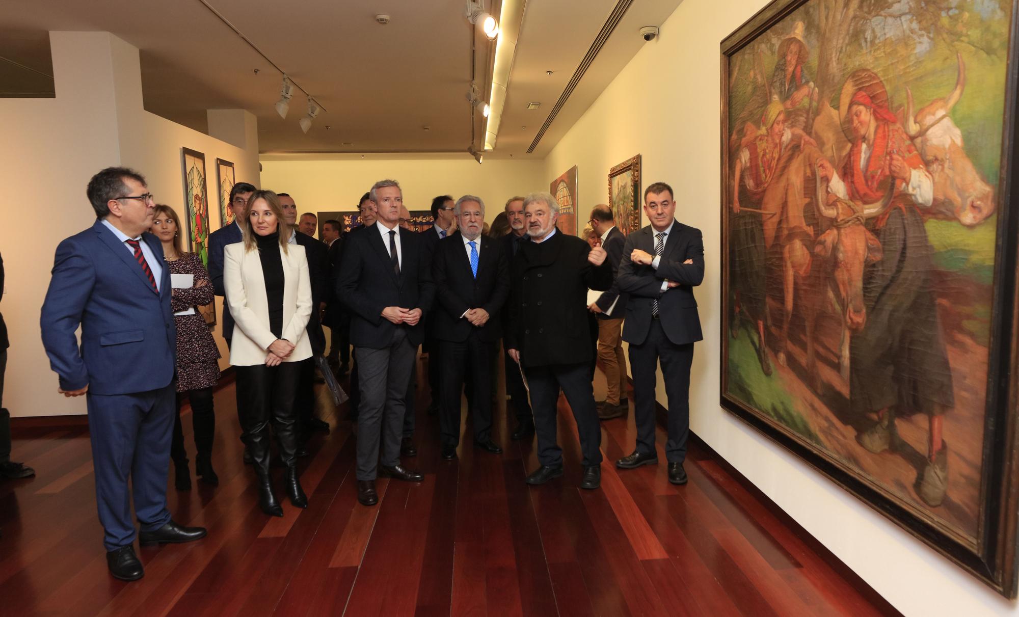 La colección del Parlamento de Galicia se estrena en Vigo con 'A Nosa Arte'